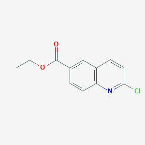 molecular formula C12H10ClNO2 B1318922 Ethyl 2-chloroquinoline-6-carboxylate CAS No. 29969-56-0
