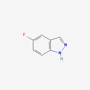 molecular formula C7H5FN2 B1318929 5-氟-1H-吲哚 CAS No. 348-26-5