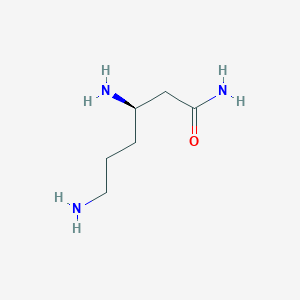 molecular formula C6H15N3O B131894 beta-Lysinamide CAS No. 145763-32-2