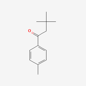 molecular formula C13H18O B1318943 4',3,3-Trimethylbutyrophenone CAS No. 681215-86-1