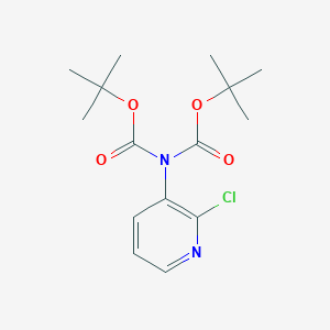 molecular formula C15H21ClN2O4 B1318954 Di-tert-Butyl 2-chloropyridin-3-ylimidodicarbonate CAS No. 749265-07-4