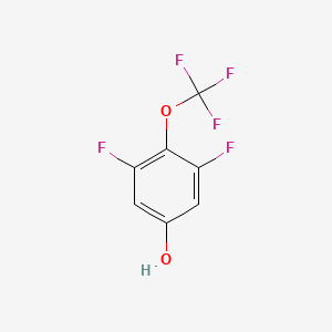 molecular formula C7H3F5O2 B1318955 3,5-Difluoro-4-(trifluoromethoxy)phenol CAS No. 195206-85-0