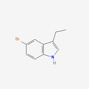 molecular formula C10H10BrN B1318971 5-bromo-3-ethyl-1H-indole CAS No. 1346706-71-5