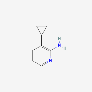 molecular formula C8H10N2 B1318991 3-Cyclopropylpyridin-2-amine CAS No. 878805-25-5