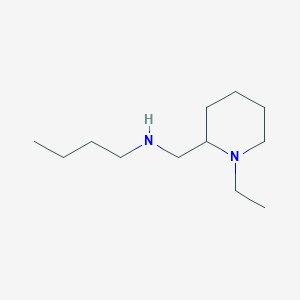 molecular formula C12H26N2 B1319011 N-[(1-乙基哌啶-2-基)甲基]丁-1-胺 CAS No. 901586-15-0