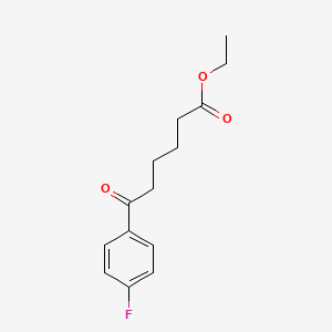 molecular formula C14H17FO3 B1319022 Ethyl-6-(4-fluorophenyl)-6-oxohexanoate CAS No. 327189-51-5