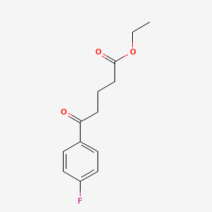 molecular formula C13H15FO3 B1319024 5-(4-氟苯基)-5-氧代戊酸乙酯 CAS No. 342636-36-6