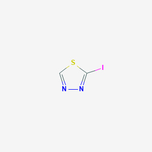 molecular formula C2HIN2S B1319030 2-Iodo-1,3,4-thiadiazole CAS No. 332133-91-2