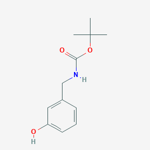 molecular formula C12H17NO3 B1319061 tert-butyl N-[(3-hydroxyphenyl)methyl]carbamate CAS No. 28387-66-8