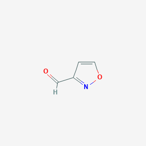 molecular formula C4H3NO2 B1319062 Isoxazole-3-carbaldehyde CAS No. 89180-61-0