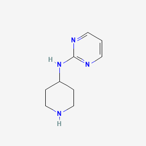molecular formula C9H14N4 B1319067 N-(Piperidin-4-yl)pyrimidin-2-amine CAS No. 69385-85-9