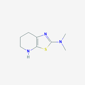molecular formula C8H13N3S B13190739 N,N-Dimethyl-4H,5H,6H,7H-[1,3]thiazolo[5,4-b]pyridin-2-amine 