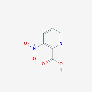 molecular formula C6H4N2O4 B1319075 3-Nitropyridine-2-carboxylic acid CAS No. 59290-85-6
