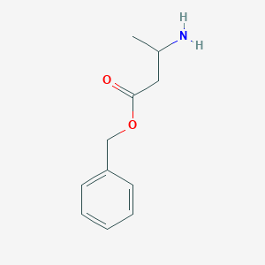 molecular formula C11H15NO2 B1319076 Benzyl 3-aminobutanoate 