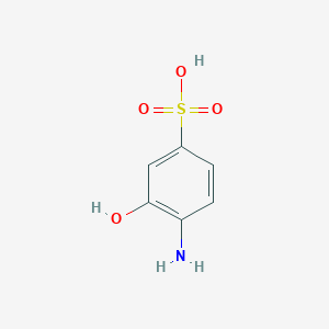 molecular formula C6H7NO4S B1319082 4-Amino-3-hydroxybenzenesulfonic acid CAS No. 2592-14-5