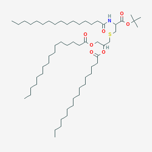 3-(3-tert-Butoxy-3-oxo-2-palmitamidopropylthio)-propane-1,2-diyl dipalmitate