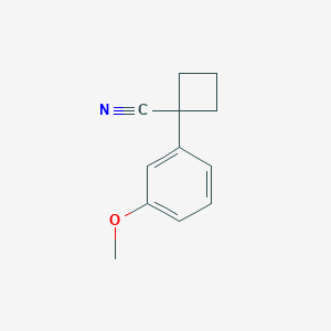 1-(3-Methoxyphenyl)cyclobutanecarbonitrile