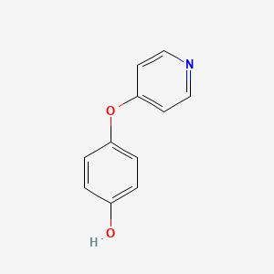 molecular formula C11H9NO2 B1319100 4-(Pyridin-4-yloxy)phenol CAS No. 103854-63-3