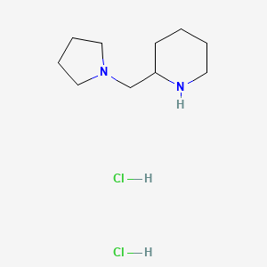 molecular formula C10H22Cl2N2 B1319112 2-(1-Pyrrolidinylmethyl)piperidine dihydrochloride CAS No. 128454-03-5