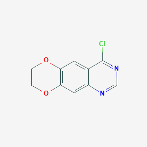 molecular formula C10H7ClN2O2 B1319125 4-Chloro-7,8-dihydro-[1,4]dioxino[2,3-g]quinazoline CAS No. 52791-05-6