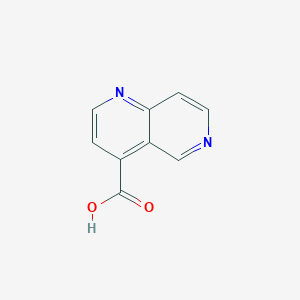 molecular formula C9H6N2O2 B1319132 1,6-Naphthyridine-4-carboxylic acid CAS No. 1379200-28-8