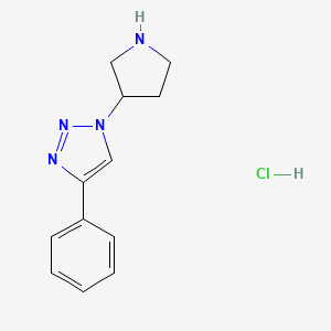 4-phenyl-1-(pyrrolidin-3-yl)-1H-1,2,3-triazole hydrochloride