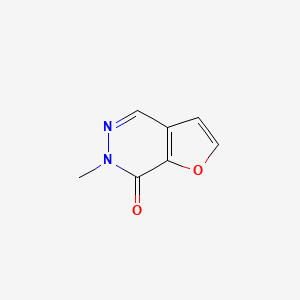 molecular formula C7H6N2O2 B13191547 6-Methyl-6H,7H-furo[2,3-d]pyridazin-7-one 