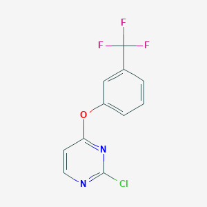 2-Chloro-4-[3-(trifluoromethyl)phenoxy]pyrimidine