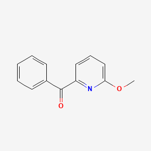 molecular formula C13H11NO2 B1319169 2-Benzoyl-6-methoxypyridine CAS No. 29082-97-1