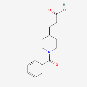 3-(1-Benzoylpiperidin-4-yl)propanoic acid