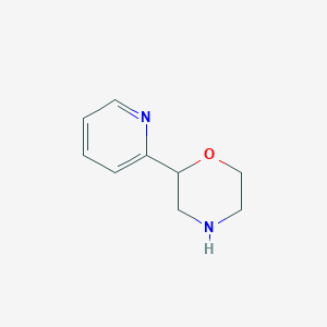 molecular formula C9H12N2O B1319195 2-(Pyridin-2-yl)morpholine CAS No. 1018656-53-5