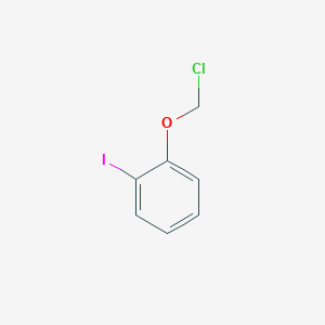 molecular formula C7H6ClIO B13191978 1-(Chloromethoxy)-2-iodobenzene 