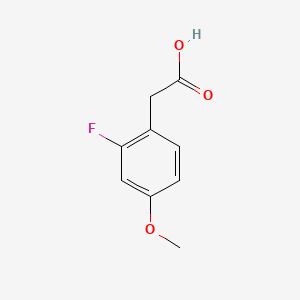 molecular formula C9H9FO3 B1319202 2-Fluoro-4-methoxyphenylacetic acid CAS No. 883531-28-0
