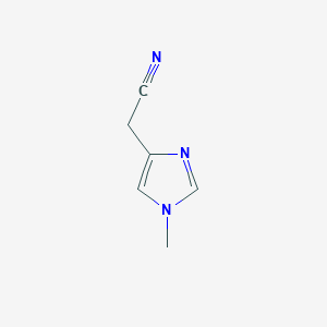 molecular formula C6H7N3 B1319207 2-(1-Methyl-1H-imidazol-4-yl)acetonitrile CAS No. 41065-00-3