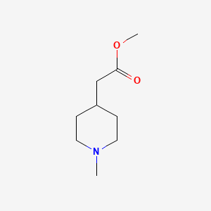 molecular formula C9H17NO2 B1319215 Methyl 2-(1-methylpiperidin-4-yl)acetate CAS No. 95533-25-8