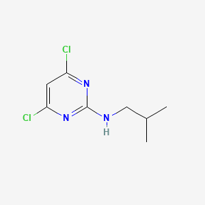 molecular formula C8H11Cl2N3 B1319216 4,6-dichloro-N-isobutylpyrimidin-2-amine CAS No. 72063-75-3