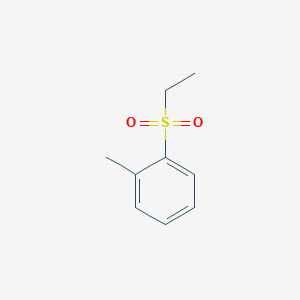molecular formula C9H12O2S B13192349 1-(Ethanesulfonyl)-2-methylbenzene 