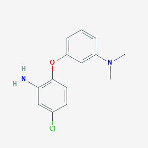 N-[3-(2-Amino-4-chlorophenoxy)phenyl]-N,N-dimethylamine