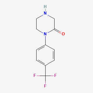 1-(4-(Trifluoromethyl)phenyl)piperazin-2-one