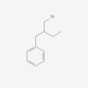 molecular formula C11H15Br B13192559 [2-(Bromomethyl)butyl]benzene 