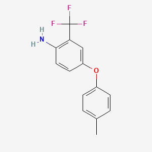 4-(4-Methylphenoxy)-2-(trifluoromethyl)aniline
