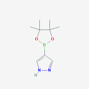 molecular formula C9H15BN2O2 B131926 4-(4,4,5,5-tetramethyl-1,3,2-dioxaborolan-2-yl)-1H-pyrazole CAS No. 269410-08-4