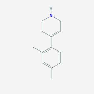 molecular formula C13H17N B13192619 4-(2,4-Dimethylphenyl)-1,2,3,6-tetrahydropyridine 