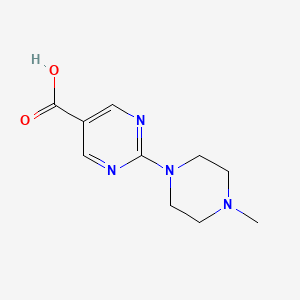 molecular formula C10H14N4O2 B1319272 2-(4-Methylpiperazin-1-YL)pyrimidine-5-carboxylic acid CAS No. 1019115-09-3