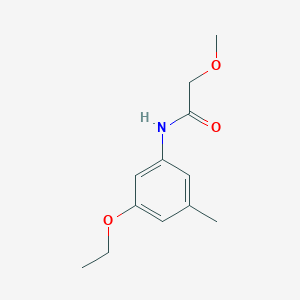 molecular formula C12H17NO3 B13192751 N-(3-Ethoxy-5-methylphenyl)-2-methoxyacetamide 