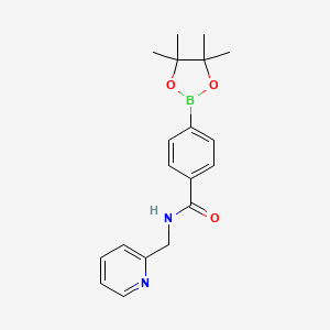 N-Pyridin-2-ylmethyl-4-(4,4,5,5-tetramethyl-[1,3,2]dioxaborolan-2-YL)-benzamide