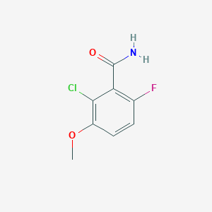 2-Chloro-6-fluoro-3-methoxybenzamide