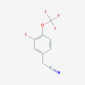 3-Fluoro-4-(trifluoromethoxy)phenylacetonitrile
