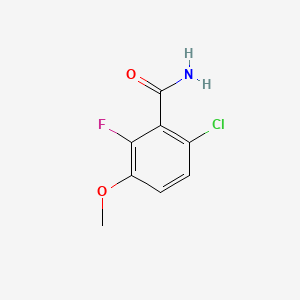 molecular formula C8H7ClFNO2 B1319293 6-Chloro-2-fluoro-3-methoxybenzamide CAS No. 886761-75-7
