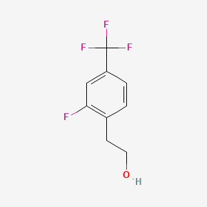 molecular formula C9H8F4O B1319295 2-[2-Fluoro-4-(trifluoromethyl)phenyl]ethanol CAS No. 886761-78-0